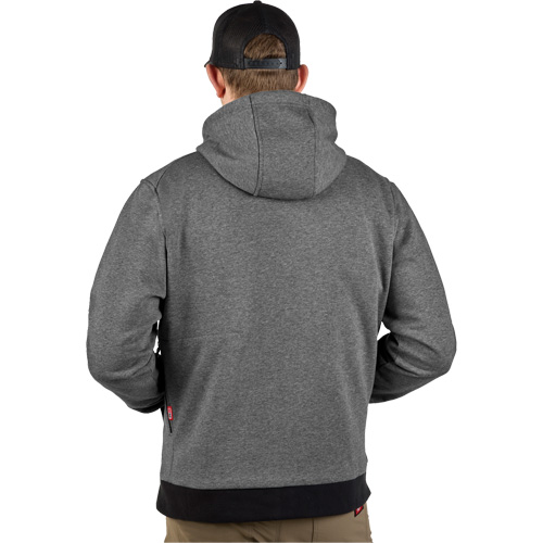 M12 Heated Hoodie with Battery, Men's, X-Large, Grey, Poly-Cotton Planification Entrepots Molloy