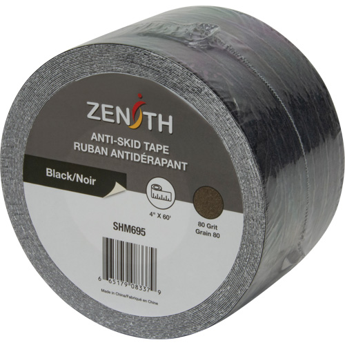 Anti-Skid Tape, 4" x 60', Black Planification Entrepots Molloy