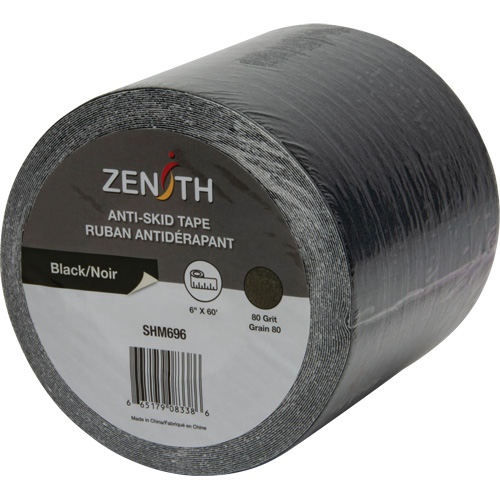 Anti-Skid Tape, 6" x 60', Black Planification Entrepots Molloy