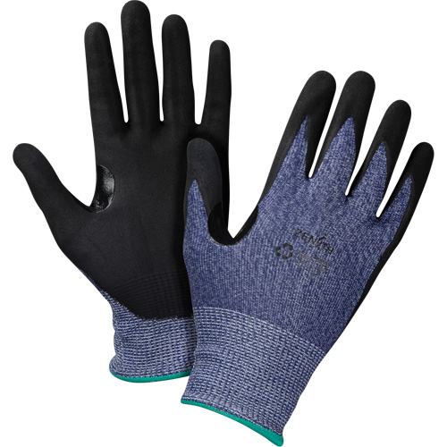 Cut-Resistant Gloves, Size Small, 15 Gauge, Foam Nitrile Coated, HPPE Shell, ASTM ANSI Level A3 Planification Entrepots Molloy