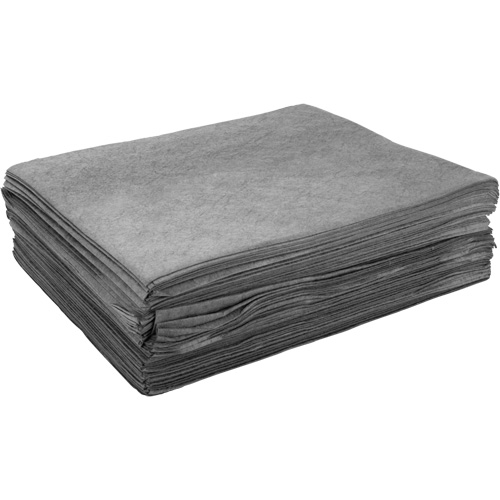 Feuilles absorbantes souffl&eacute;es, Universel, 15" x 19", 8 gal. d'absorption Planification Entrepots Molloy