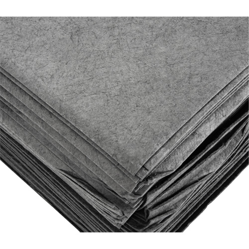 Feuilles absorbantes souffl&eacute;es, Universel, 15" x 19", 8 gal. d'absorption Planification Entrepots Molloy