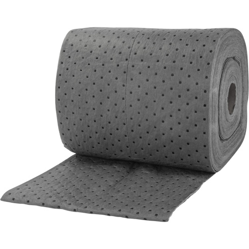Rouleaux absorbants li&eacute;es, Lourd, 150' lo x 15" la, Absorption 10 gal. Planification Entrepots Molloy