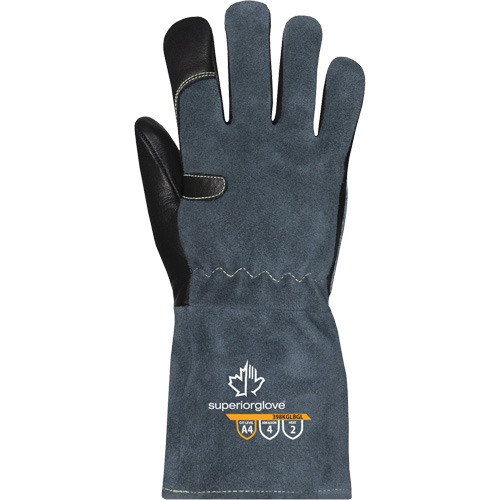 Gants de soudage MIG Endura 398KGLBGL, Cuir fleur de vache, Taille T-petit Planification Entrepots Molloy