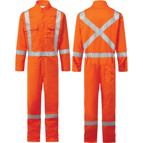Combinaison FR Bizflame 88/12 Iona 7 oz. FR510, Taille 36, Orange Planification Entrepots Molloy