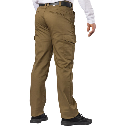 Pantalon cargo Big Flex, Poly-coton/Spandex, Vert olive militaire, Taille 46, Entrejambe 30 Planification Entrepots Molloy