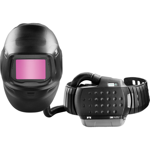 Masque de soudage &agrave; usage intensif Speedglas G5-01 avec syst&egrave;me de respirateur d'&eacute;puration d'air propuls&eacute; Adflo, Masque de soudage, Pile Lithium-ion Planification Entrepots Molloy