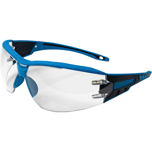 Lunettes de s&eacute;curit&eacute; sans monture Captain d&eacute;tectables par d&eacute;tecteur de m&eacute;taux, Lentille Transparent, Antibu&eacute;e/Anti-&eacute;gratignures, ANSI Z87+/R&eacute;pond ou surpasse la norme CSA Z94.3 Planification Entrepots Molloy