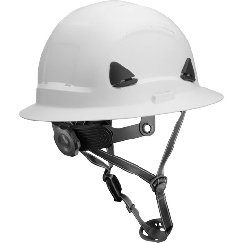 Fibre Metal Climbing Style Helmet with Full Brim, Meets CSA Type 2, Ratchet Suspension, Non-Vented Planification Entrepots Molloy
