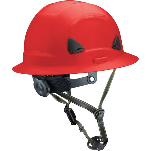 Fibre Metal Climbing Style Helmet with Full Brim, Meets CSA Type 2, Ratchet Suspension, Non-Vented Planification Entrepots Molloy