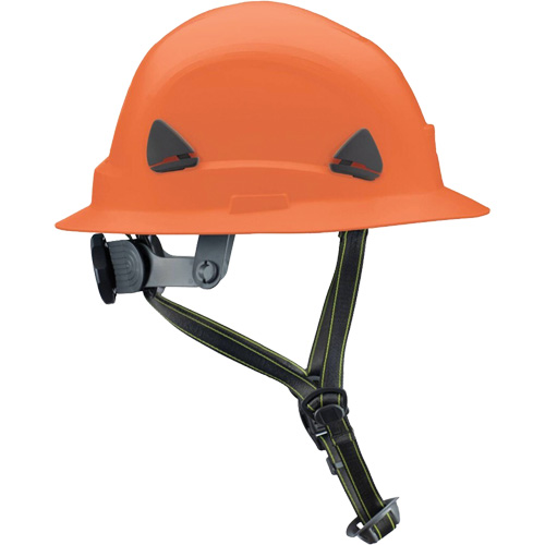 Fibre Metal Climbing Style Helmet with Full Brim, Meets CSA Type 2, Ratchet Suspension, Non-Vented Planification Entrepots Molloy