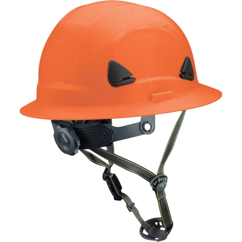 Fibre Metal Climbing Style Helmet with Full Brim, Meets CSA Type 2, Ratchet Suspension, Non-Vented Planification Entrepots Molloy