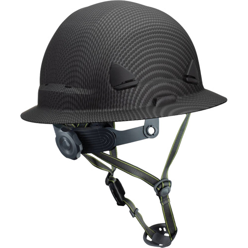Fibre Metal Climbing Style Helmet with Full Brim, Meets CSA Type 2, Ratchet Suspension, Non-Vented Planification Entrepots Molloy