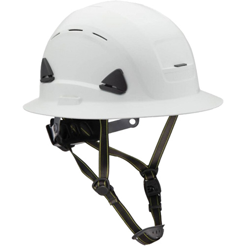 Fibre Metal Climbing Style Helmet with Full Brim, Meets CSA Type 2, Ratchet Suspension, Vented Planification Entrepots Molloy