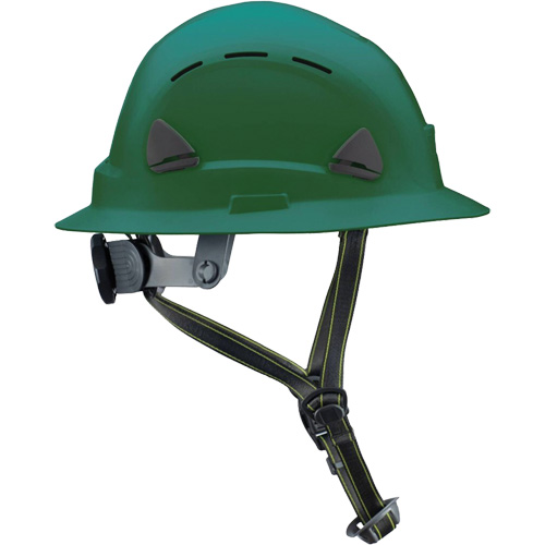 Fibre Metal Climbing Style Helmet with Full Brim, Meets CSA Type 2, Ratchet Suspension, Vented Planification Entrepots Molloy