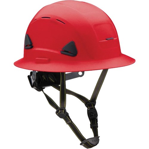 Fibre Metal Climbing Style Helmet with Full Brim, Meets CSA Type 2, Ratchet Suspension, Vented Planification Entrepots Molloy