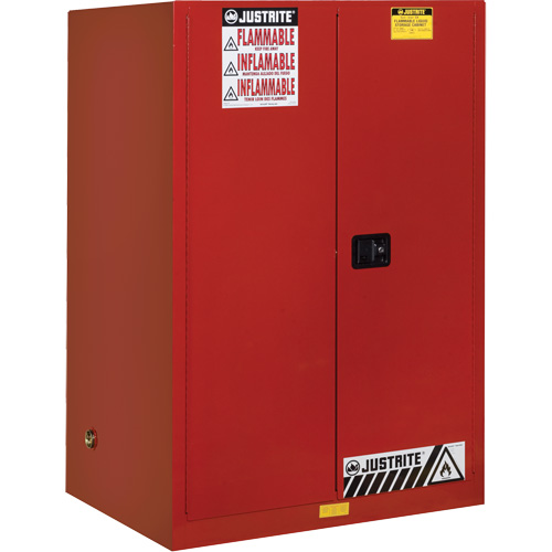 Armoire pour produits inflammables Sure-Grip EX, 90 gal., 2 Porte(s), 43" La x 65" h x 34" p Planification Entrepots Molloy