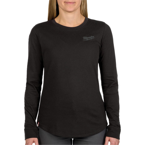T-shirt hybride &agrave; manches longues FREEFLEX, Femmes, T-petit, Noir Planification Entrepots Molloy