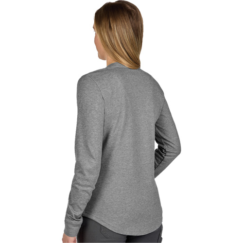 T-shirt hybride &agrave; manches longues FREEFLEX, Femmes, T-petit, Gris Planification Entrepots Molloy