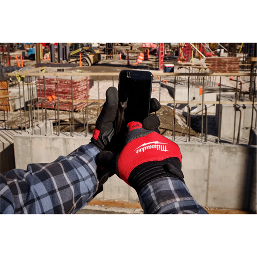 Gants de travail antivibration, Taille Petit, Paume Synth&eacute;tique Planification Entrepots Molloy
