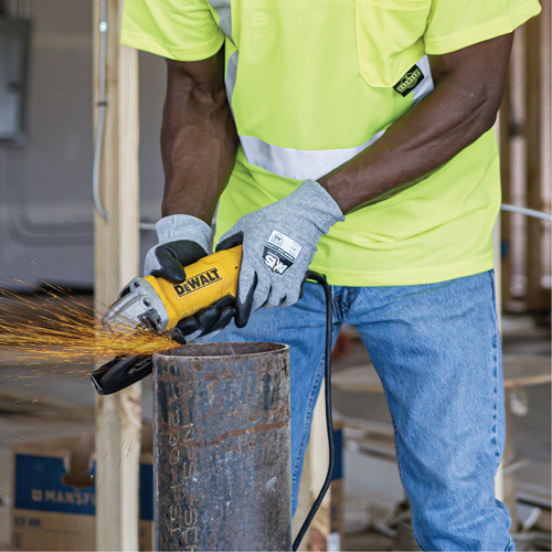 Gants de travail r&eacute;sistants &agrave; la coupe, compatibles avec &eacute;crans tactiles RWG566 AXIS, Taille Petit, Calibre 18, Rev&ecirc;tement Polyur&eacute;thane, Enveloppe en Acier inoxydable/PEHP, ASTM ANSI niveau A5/EN 388 niveau E Planification Entrepots Molloy