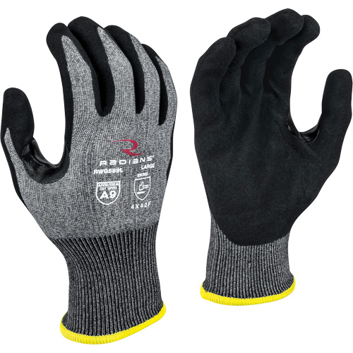 Gants enduits r&eacute;sistants &agrave; la coupe RWG589, Taille 2T-Grand, Calibre 18, Rev&ecirc;tement Mousse de nitrile, Enveloppe en PEHP, ASTM ANSI niveau A9/EN 388 niveau F Planification Entrepots Molloy