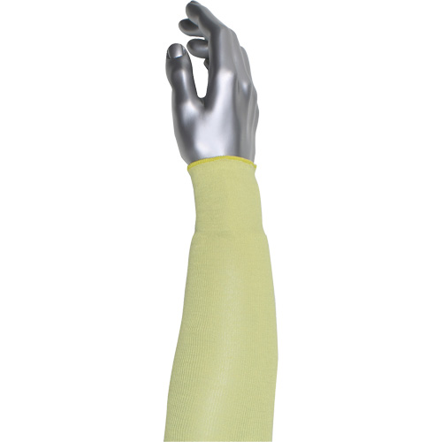 Manchette r&eacute;sistante &agrave; la coupe &agrave; pli unique Kut Gard, Aramide/ATA, 10", ASTM ANSI niveau A4, Jaune Planification Entrepots Molloy