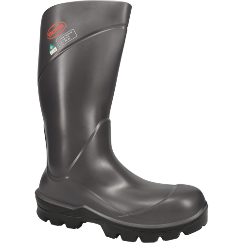 Bottes de s&eacute;curit&eacute; int&eacute;grales Boss Footwear, Polyur&eacute;thane, Embout Acier, Taille 4, Imperm&eacute;able Planification Entrepots Molloy
