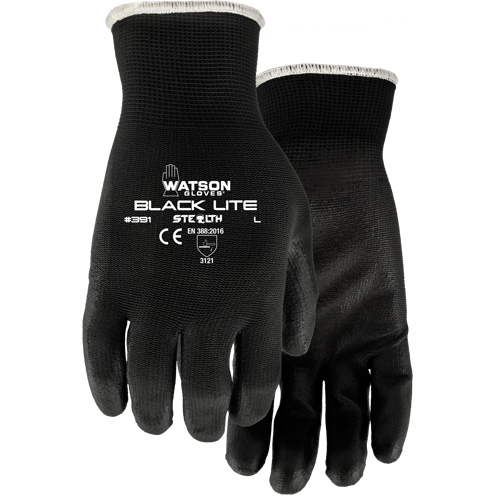 Gants 391 Stealth Black Lite, T-petit, R&ecirc;vetement Polyur&eacute;thane, Enveloppe en Polyester Planification Entrepots Molloy