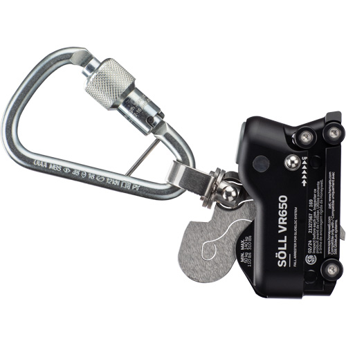 VR650 Gideloc System Fall Arrester Planification Entrepots Molloy