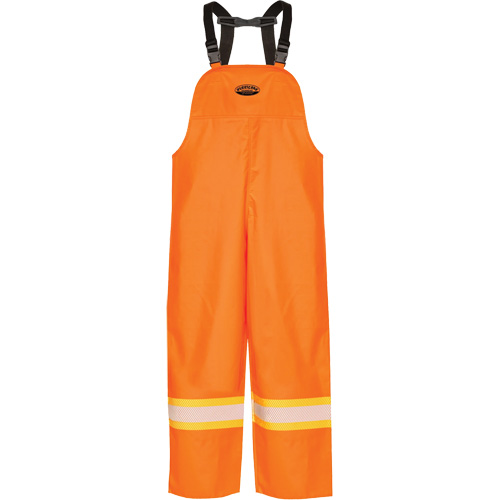 R805 Hurricane Bib Pants, Small, High Visibility Orange Planification Entrepots Molloy