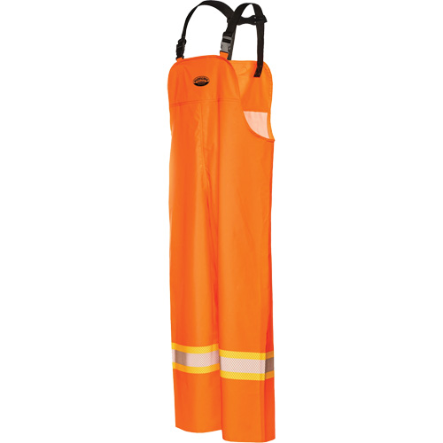 R805 Hurricane Bib Pants, Small, High Visibility Orange Planification Entrepots Molloy