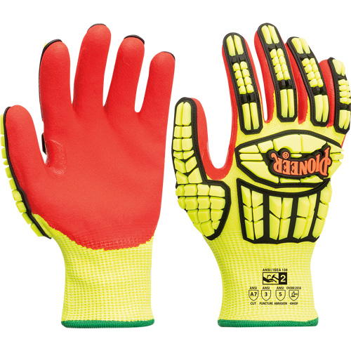 Cut and Impact-Resistant Gloves, Small, Synthetic Palm, Knit Wrist Cuff Planification Entrepots Molloy