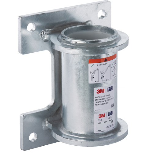 DBI-SALA&reg; Confined Space Wall Mount Base, Galvanized Planification Entrepots Molloy