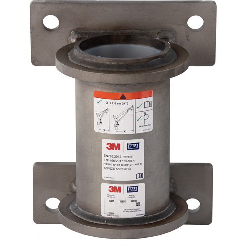 DBI-SALA&reg; Confined Space Wall Mount Base, Stainless Steel Planification Entrepots Molloy