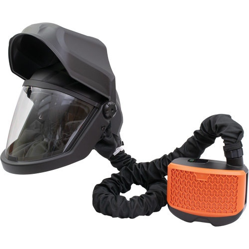 Visi&egrave;re rabattable PEAKAIR DEFENDER & ensemble de souffleur X90VX, Respirateur &agrave; masque/Masque de soudage, Pile Lithium-ion Planification Entrepots Molloy