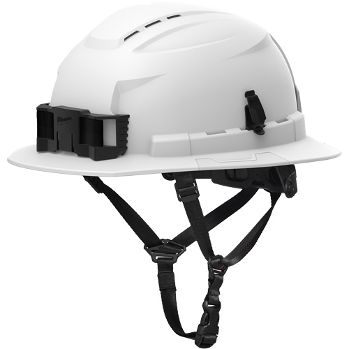 Casque de s&eacute;curit&eacute; &agrave; bordure complet BOLT, R&eacute;pond aux normes CSA type 2, Suspension Rochet, Ventil&eacute; Planification Entrepots Molloy