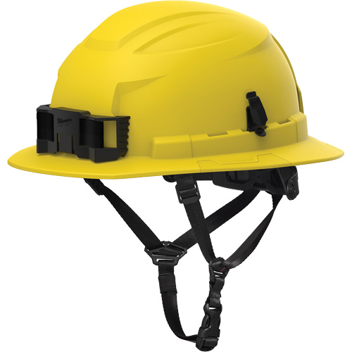 Casque de s&eacute;curit&eacute; &agrave; bordure complet BOLT, CSA type 2, Suspension Rochet, Non ventil&eacute; Planification Entrepots Molloy