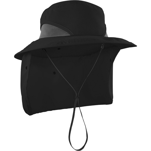 Chill-Its 8934 Ranger Hat with Neck Shade, Large/X-Large, Black Planification Entrepots Molloy