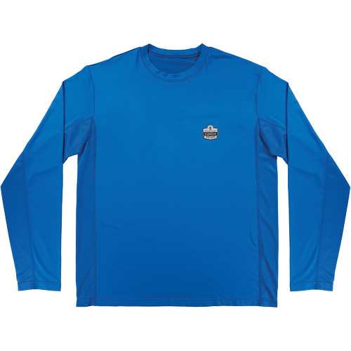 Chemise de refroidissement &agrave; manches longues avec protection solaire et UV Chill-Its 6689, Bleu, Petit Planification Entrepots Molloy