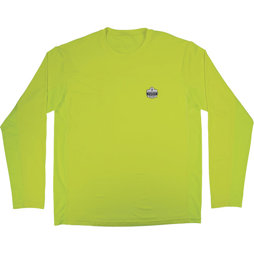 Chemise de refroidissement &agrave; manches longues avec protection solaire et UV Chill-Its 6689, Jaune lime haute visibilit&eacute;, Petit Planification Entrepots Molloy