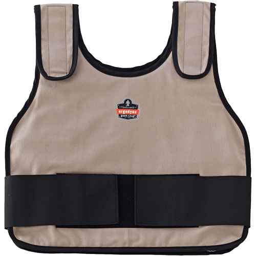 Chill-Its 6230 Standard Phase Change Cooling Vest with Rechargeable Packs, Small/Medium, Khaki Planification Entrepots Molloy