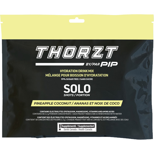 THORZT Sugar-Free Solo Shot Hydration Drink Mix, Single Serve, Pineapple-Coconut Planification Entrepots Molloy