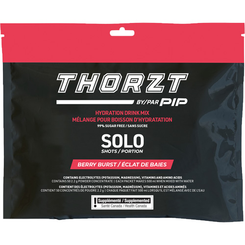 THORZT Sugar-Free Solo Shot Hydration Drink Mix, Single Serve, Berry Burst Planification Entrepots Molloy