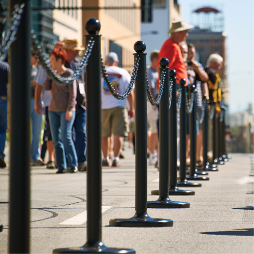 Plastic Barrier Chain, Green Planification Entrepots Molloy