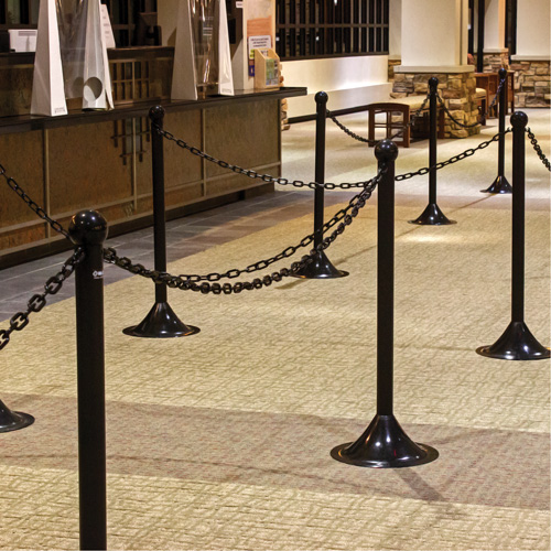 Plastic Barrier Chain, Green Planification Entrepots Molloy