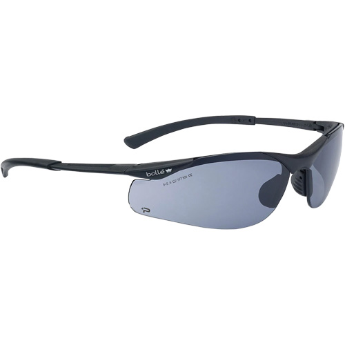 Contour BSSI Safety Glasses, Brown/Smoke Lens, Anti-Fog/Anti-Scratch, ANSI Z87+ Planification Entrepots Molloy