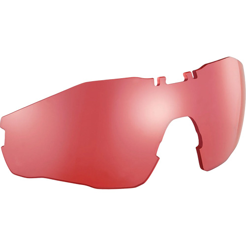 MY6 Safety Glasses Replacement Lens, Anti-Fog/Anti-Scratch, SCT-Vermillion, MY6 Planification Entrepots Molloy