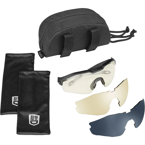 MY6 Safety Glasse Eyeshield Kit, Clear/Copper/Smoke Lens, Anti-Fog/Anti-Scratch, ANSI Z87+ Planification Entrepots Molloy