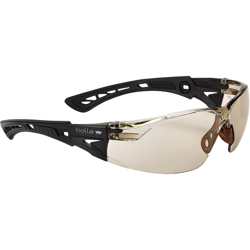 Lunettes de s&eacute;curit&eacute; Rush + Petit BSSI, Lentille Cuivre/Brun, Antibu&eacute;e/Anti-&eacute;gratignures, ANSI Z87+ Planification Entrepots Molloy